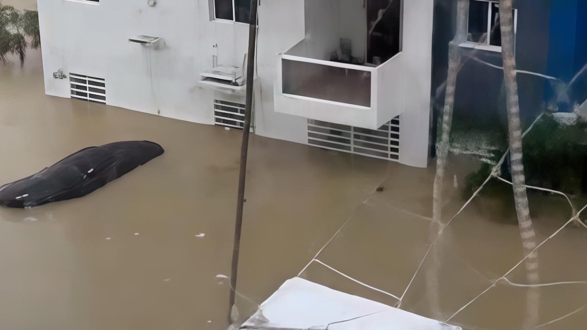 Las intensas precipitaciones se han registrao desde la noche del martes en gran parte del país, producto de una vaguada.