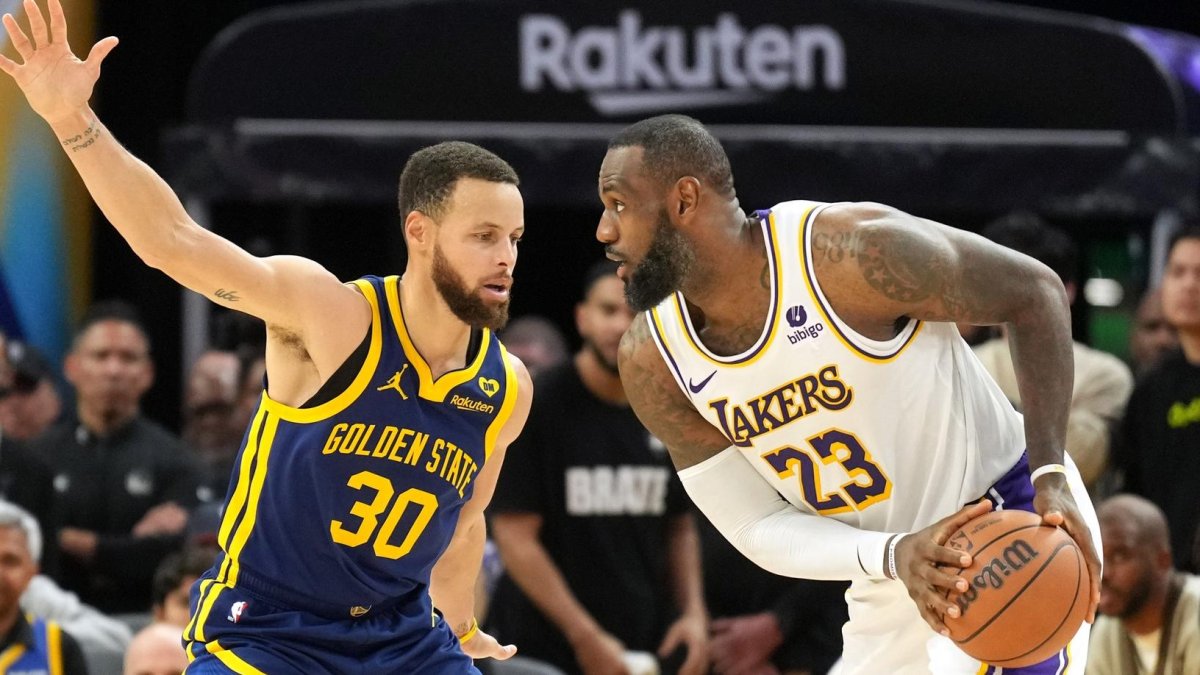 Stephen Curry y LeBron James