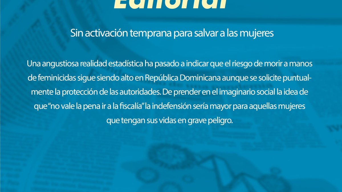 Sin activación temprana para salvar a las mujeres