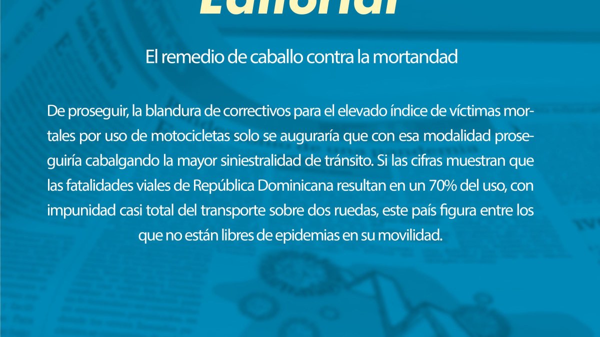 El remedio de caballo contra la mortandad