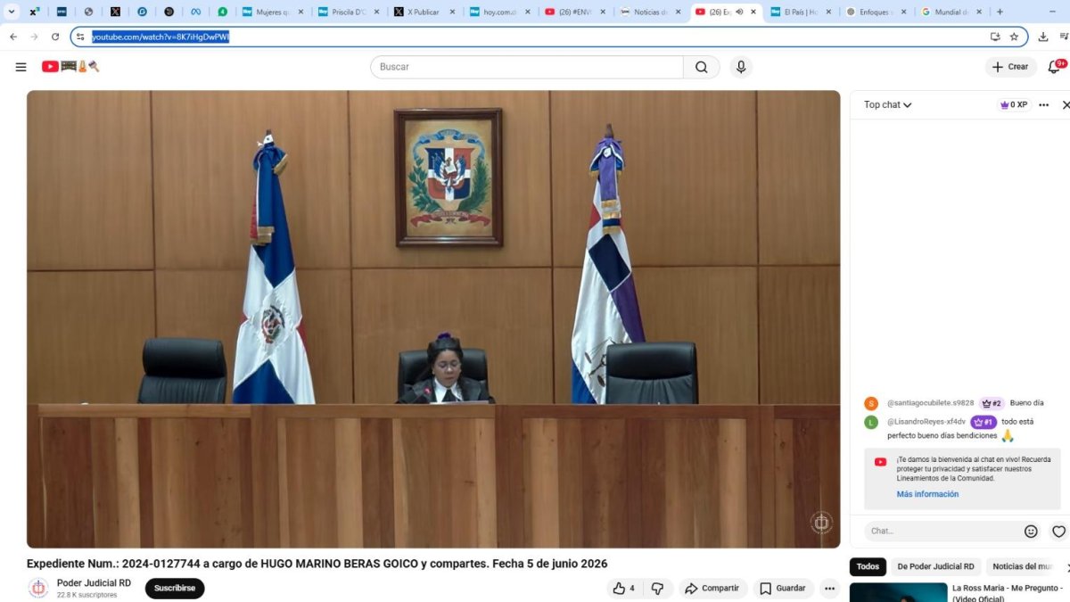 Conocimiento del juicio de fondo contra implicados caso Intrant