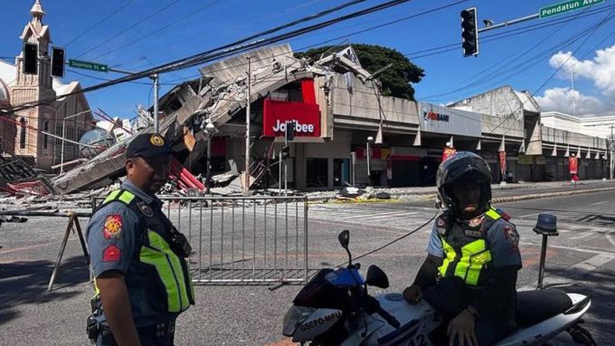 Imágenes de impacto: Así se sintió el sismo de Filipinas