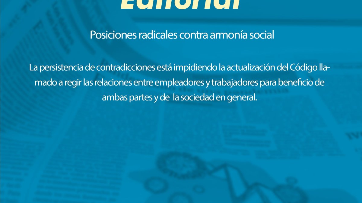 Posiciones radicales contra armonía social
