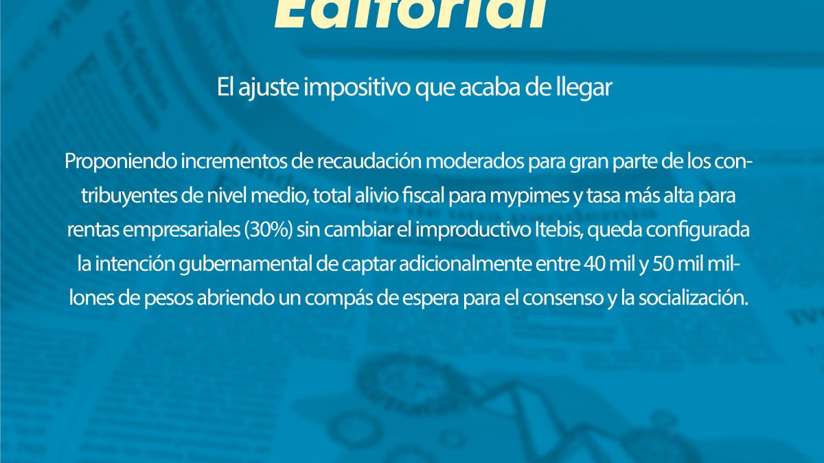 El ajuste impositivo que acaba de llegar