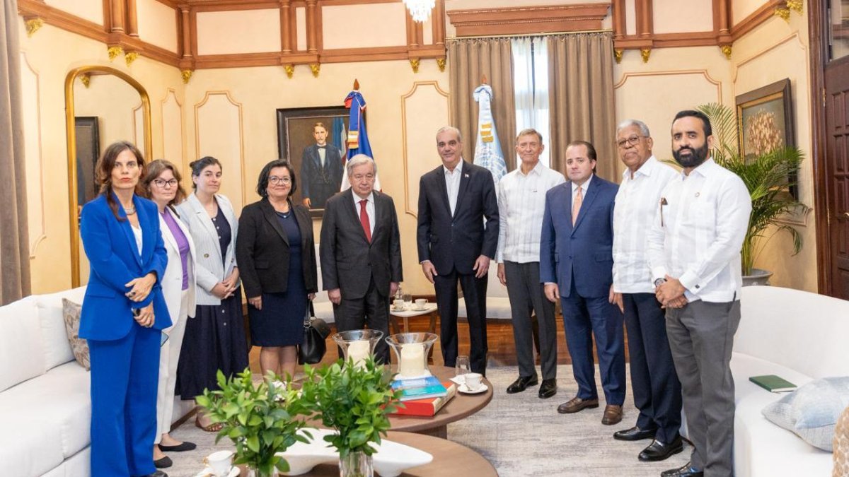 António Guterres agradece apoyo de República Dominicana y afirma que restablecer la seguridad en Haití es una prioridad absoluta