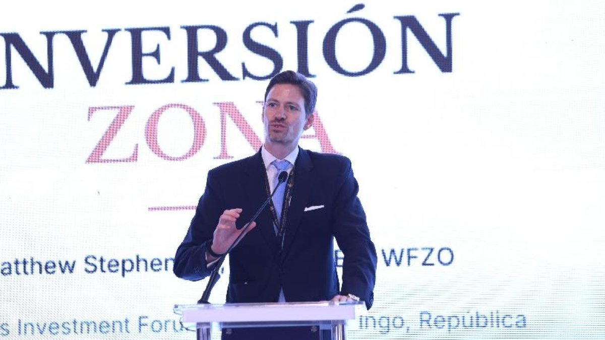 Matthew Stephenson habló en el foro. Alexis Monegro.