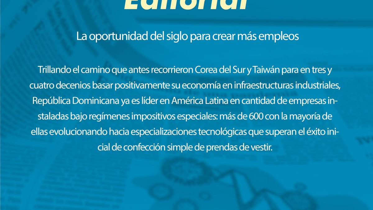 La oportunidad del siglo para crear más empleos