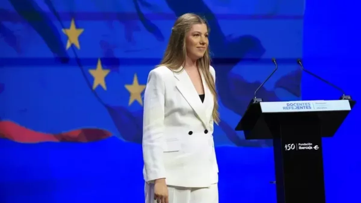 Infanta Sofía en evento sobre docentes en Zaragoza