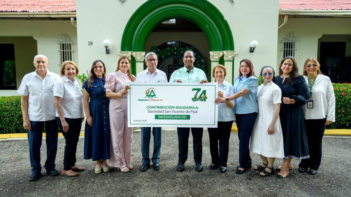 Cooperativa La Altagracia donaciones aniversario