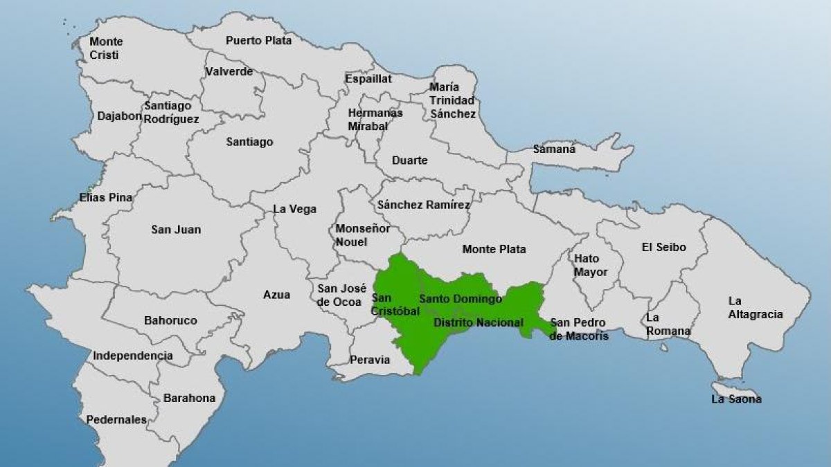 COE declara alerta verde por lluvias intensas en Santo Domingo y zonas cercanas