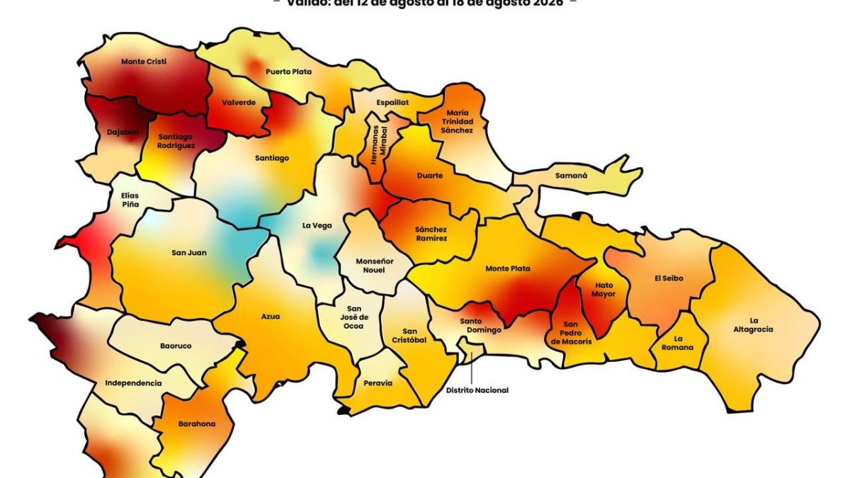 Mapa de calor del Indomet