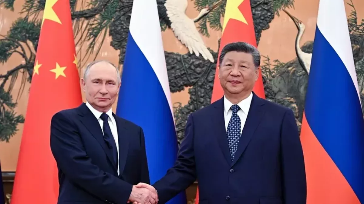 El presidente ruso, Vladímir Putin, y el líder chino, Xi Jinping