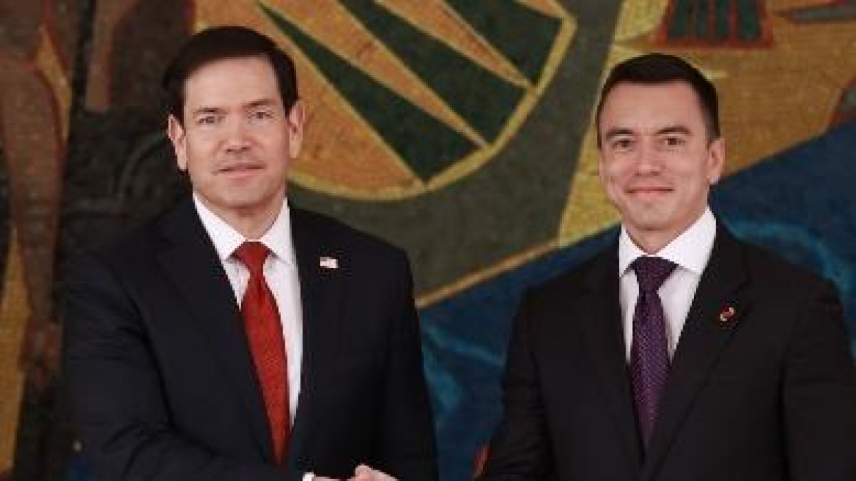 Marco Rubio y Daniel Noboa