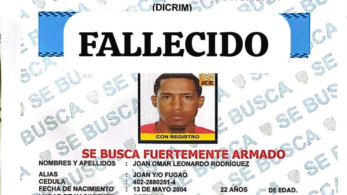Peligroso delincuente apodado “Fugao”, buscado mediante dos órdenes judiciales por múltiples hechos delictivos, fallece tras enfrentar patrulla policial en carretera Pimentel-Nagua