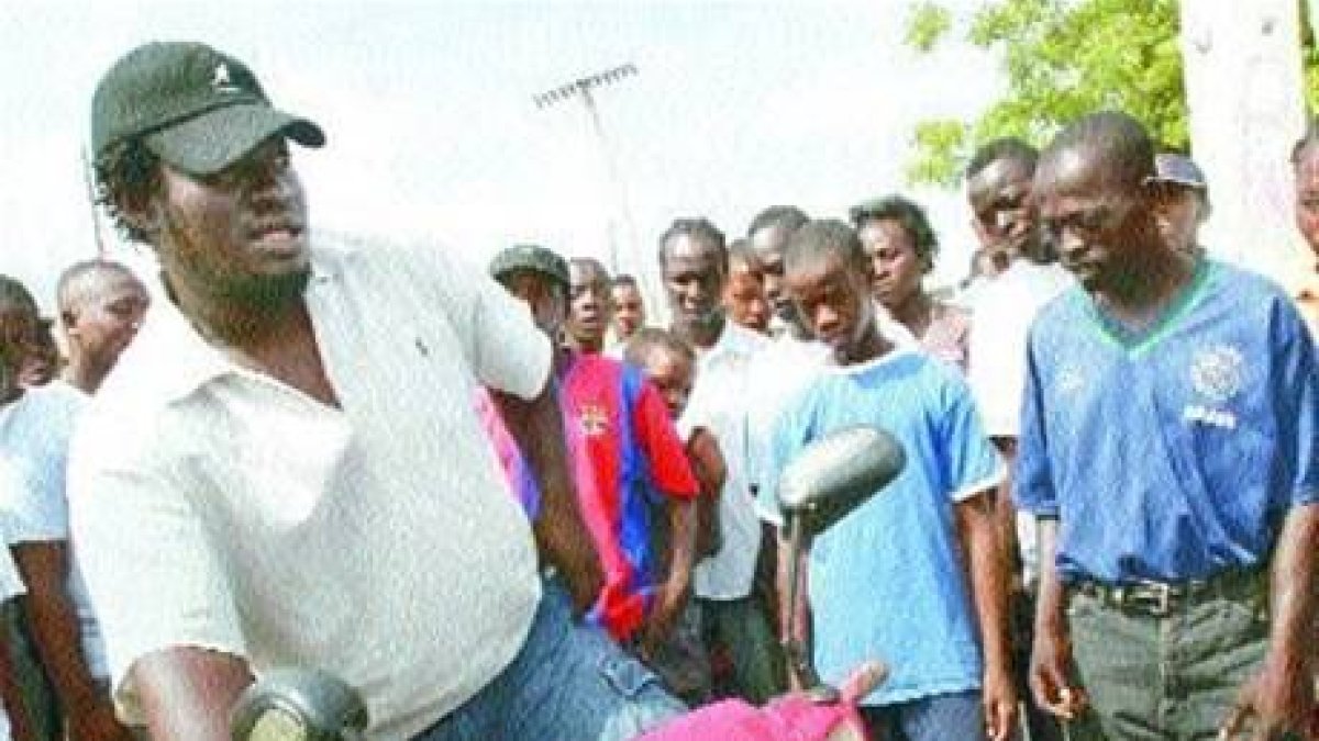 Pandillero desafía presidente Haití