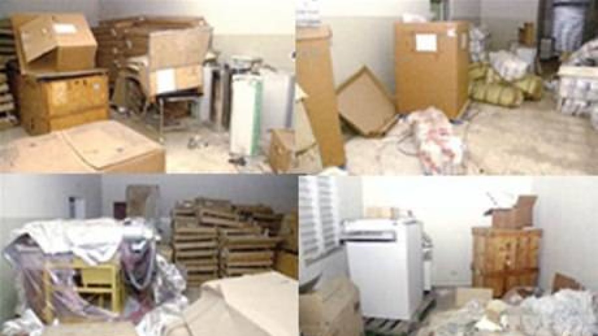 Abandonan valiosos equipos médicos