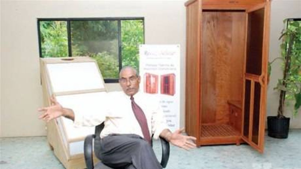 Inventó una tecnología para baño de vapor