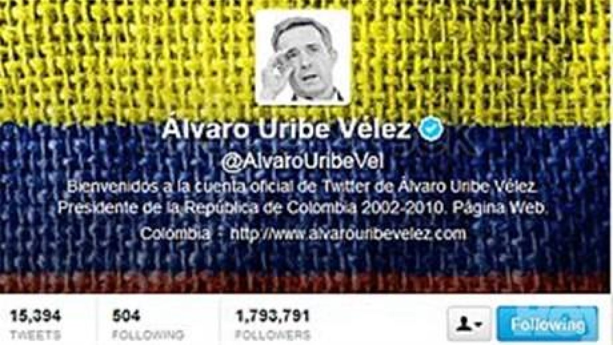 Álvaro Uribe, Twitter y las fotos de la polémica