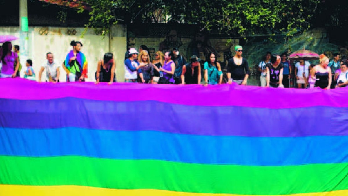 Manifestacion contra la homofobia en San Salvador