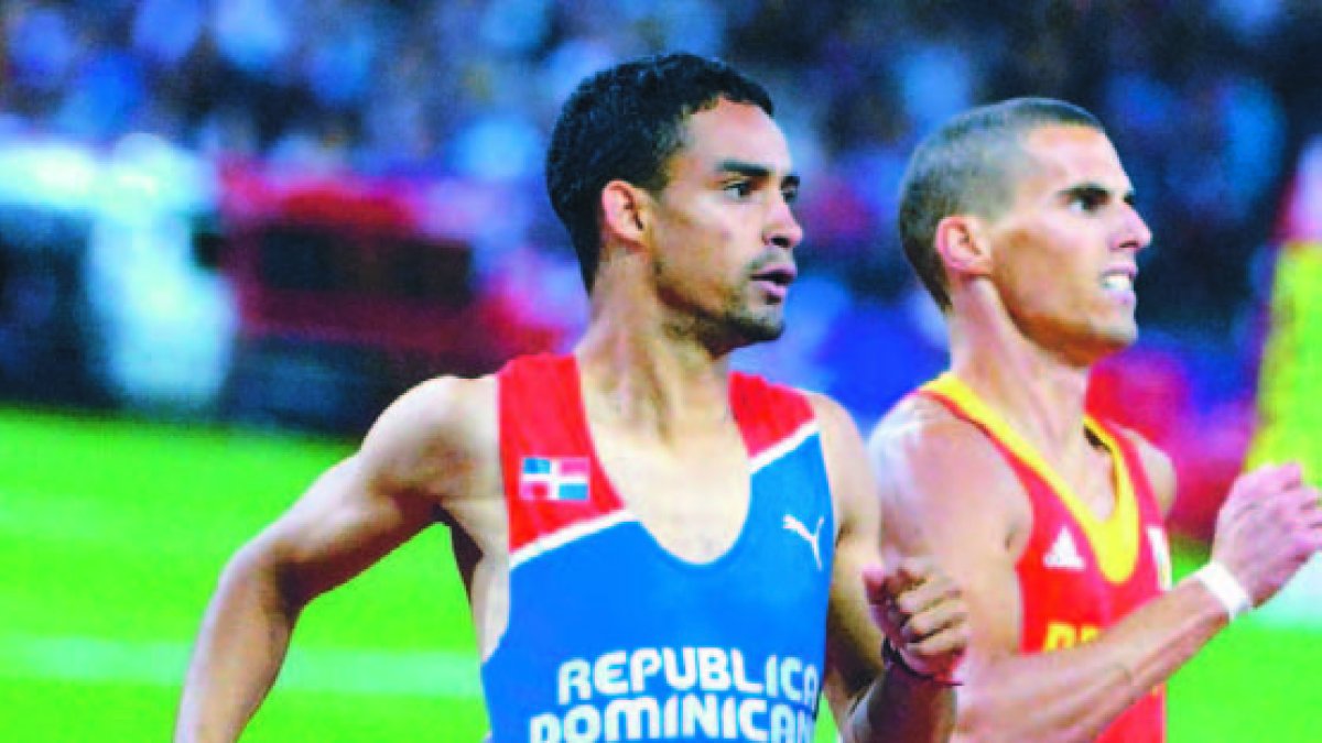 Luguelin Santos en plena acción