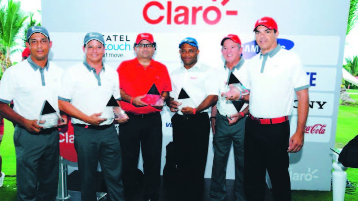 Los jugadores ganadores del Tour Claro de Golf, que representarán al país en el torneo de Atlanta