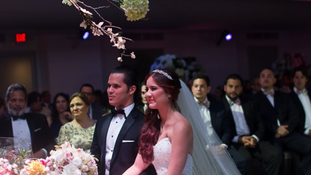 Los recién casados Iamdra Femín y  Andrés Madera, Foto tomada del Instagran @iandra.