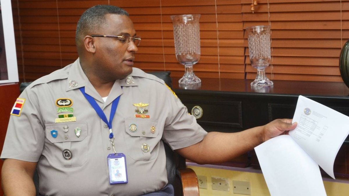 Ex coronel de la Policía Carlos Fernández Valerio.