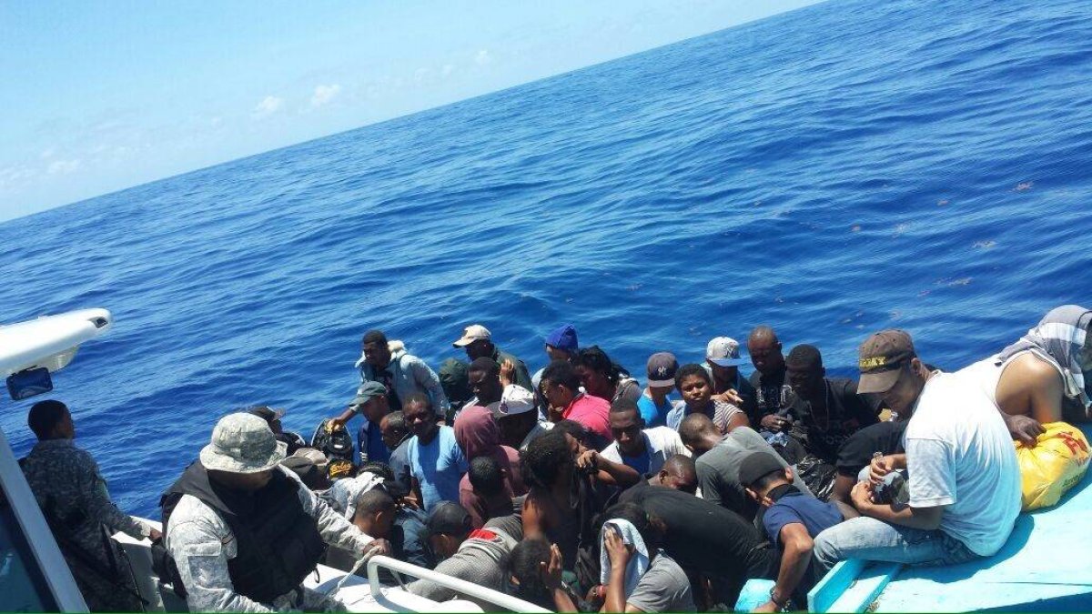 El primer arresto de cubanos se produjo en las inmediaciones de la isla Saona.  Imagen de archivo