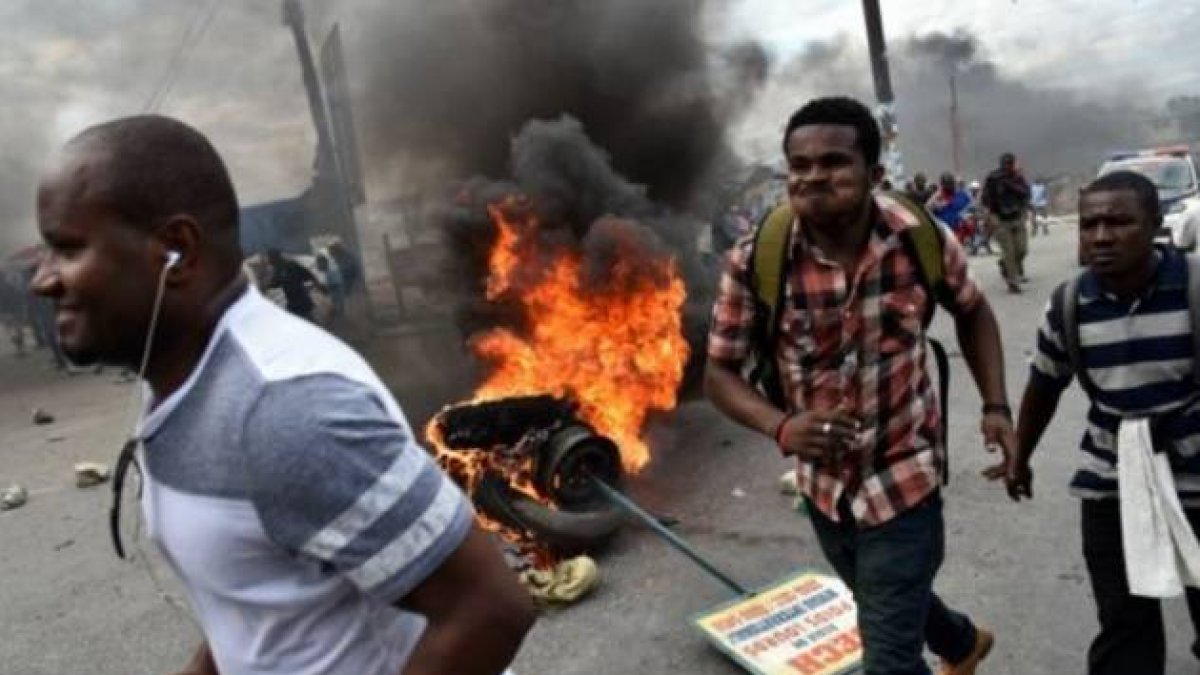 Huelga en Haití comicios