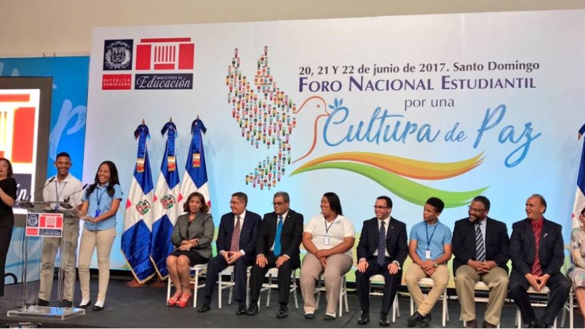Educación pone en marcha foro estudiantil por una cultura de paz