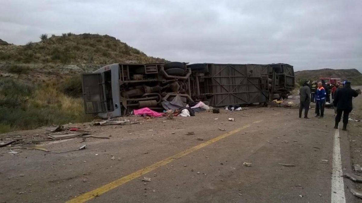 Al menos 15 muertos y 21 heridos durante accidente de autobús en Argentina