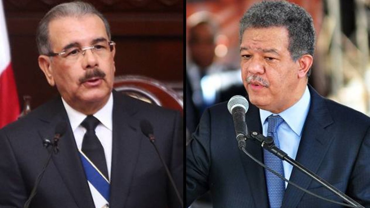 Danilo Medina y Leonel Fernández .
