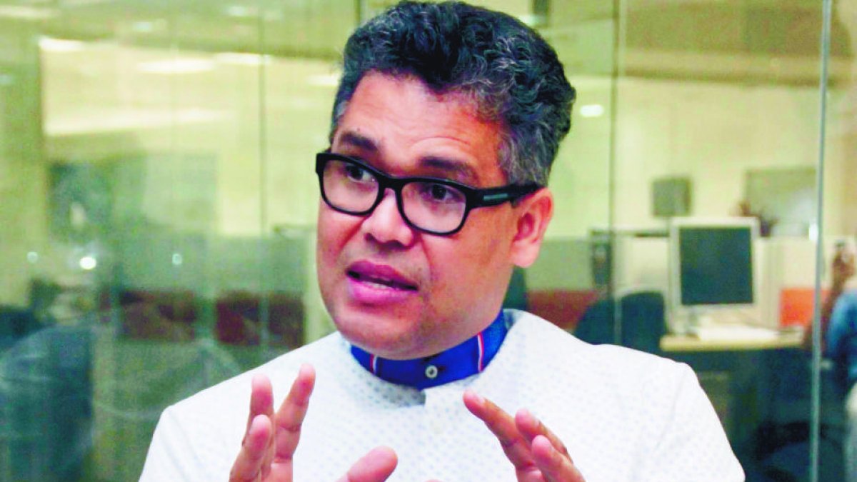 Entrevista a Carlo Peña aspirante a presidente de la República Dominincana por le partido PLD en foto : Carlo Peña HOY Duany Nuñez 22-5-2018