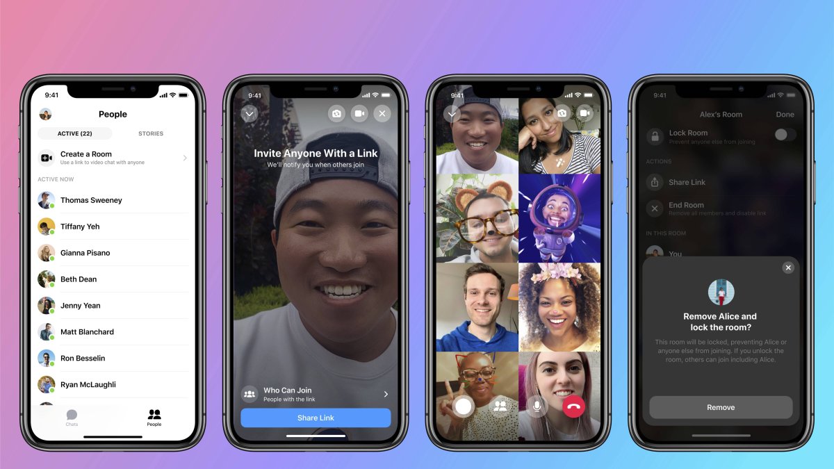 Facebook lanza un nuevo servicio de videoconferencias para competir con ...