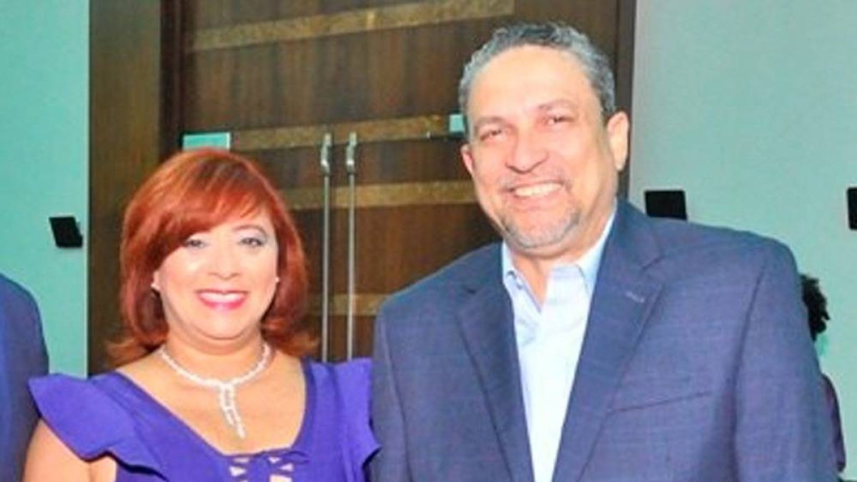 Sandra Abinader y César Prieto