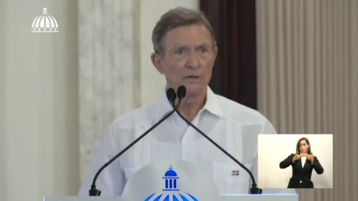 Roberto Álvarez Gil, ministro de Relaciones Exteriores de la República Dominicana.