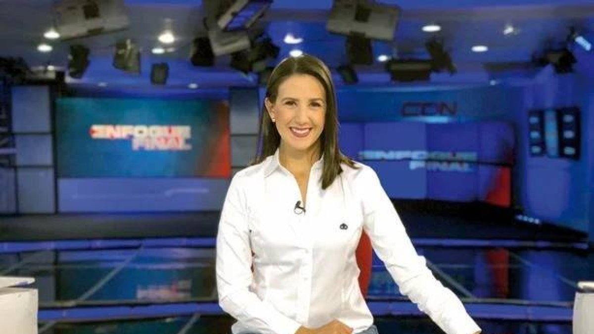 La periodista Katherine Hernández. Fuente externa.