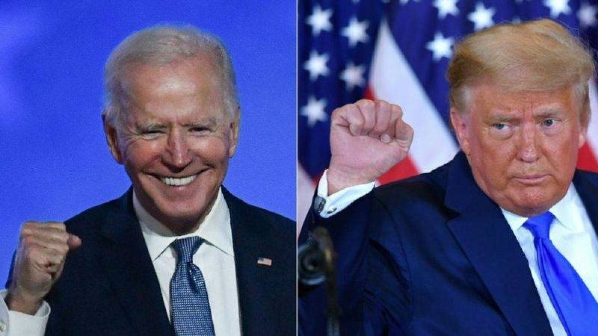 Biden y Trump