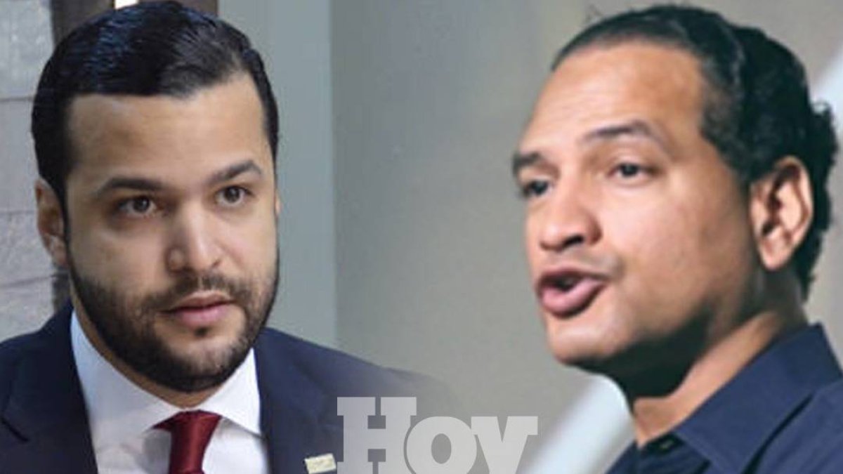 El comunicador y dirigente peledeísta José Laluz y el excandidato a senador en el Distrito Nacional por ese partido, Rafael Paz, protagonizaron hoy un acalorado debate en relación al proceso eleccionario en el que está inmerso esa organización política