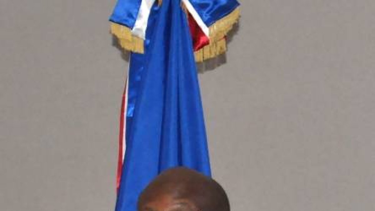 La Embajada Haitiana en República Dominicana conmemoran hoy el día de la bandera y la Universidad ,el evento fue realizado en el Hotel Embajador, encabezado por El embajador haitiano Smith Augustin. Hoy/ Arlenis Castillo/18/05/2021