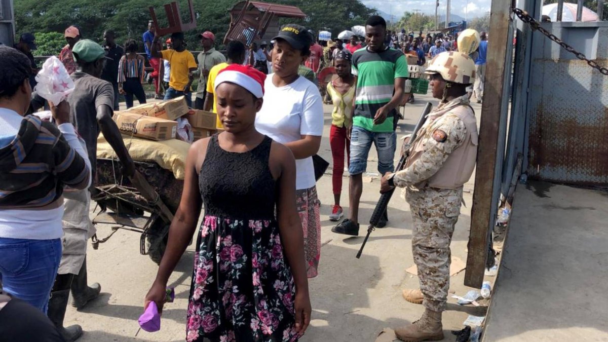 Mercado binacional en Dajabon. Hoy Wilson aracena