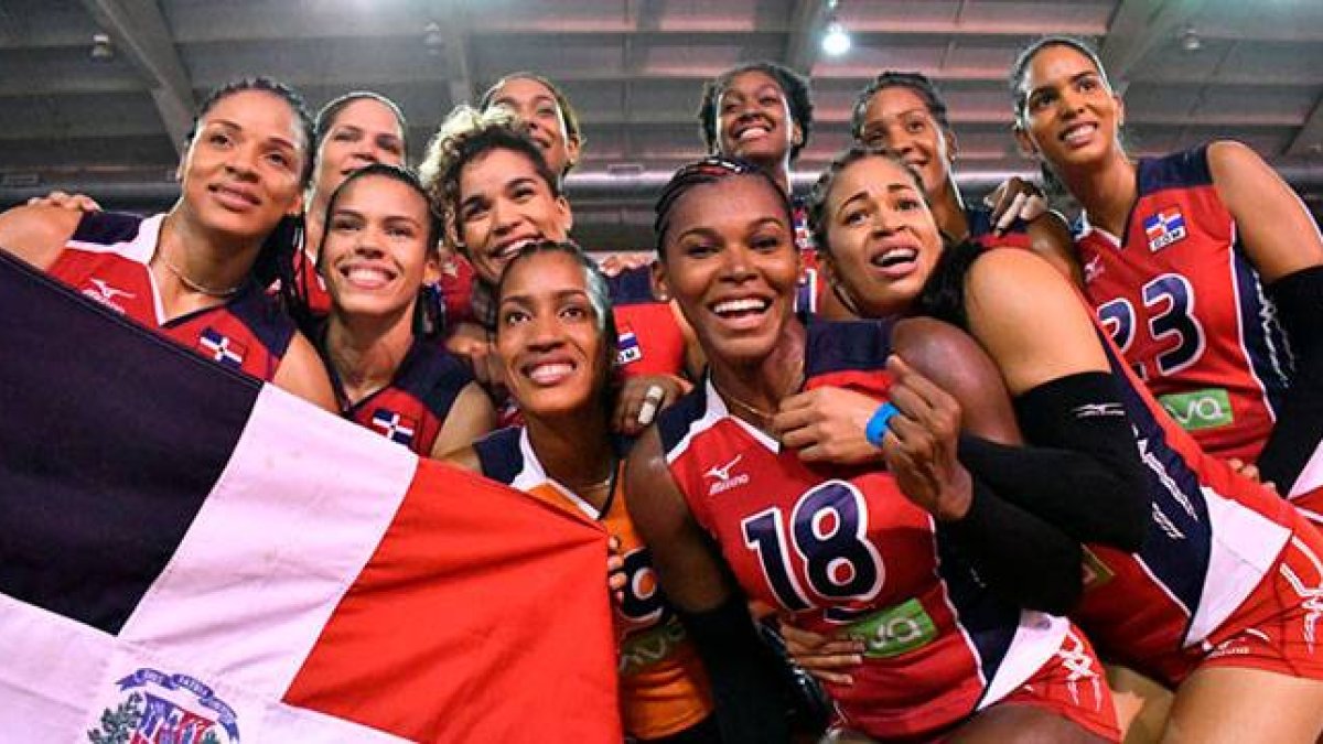 Equipo dominicano de voleibol, las Reinas del Caribe. Fuente externa