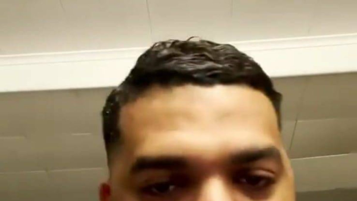 Artista urbano El Alfa. Captura de pantalla video subido por él a su cuenta de Instagram