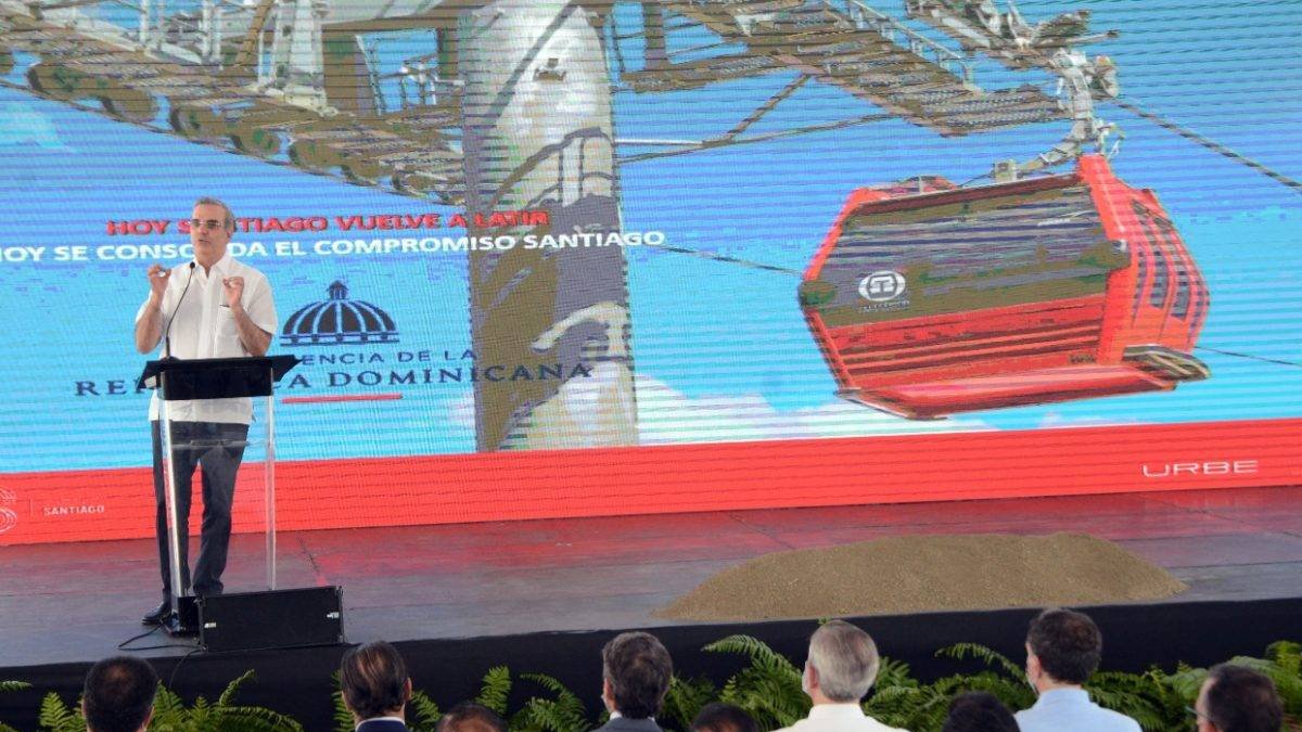 El presidente Luis Abinader dio todos los detalles sobre el teleférico. wilson aracena