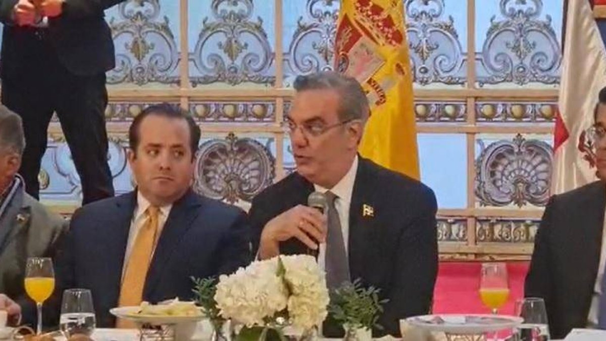 El presidente Luis Abinader