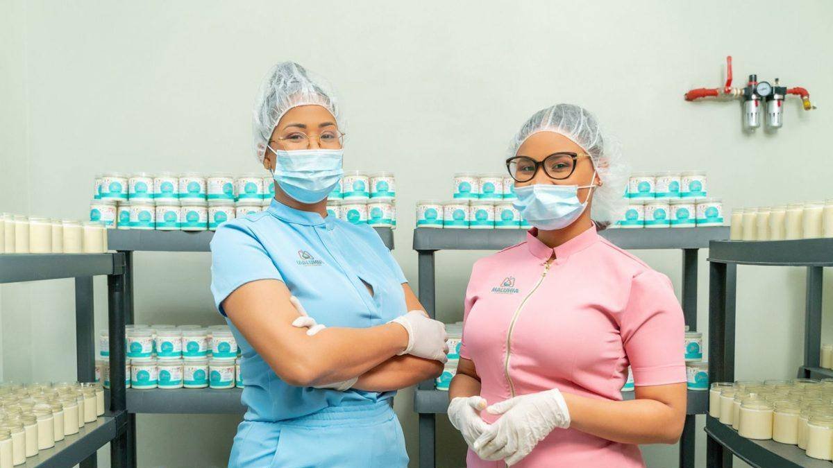 Las empresarias Anyela Maria Gonzáles y Jasmeily Rondon Ogando propietarias de las marcas Guzelcilt y Bellechic