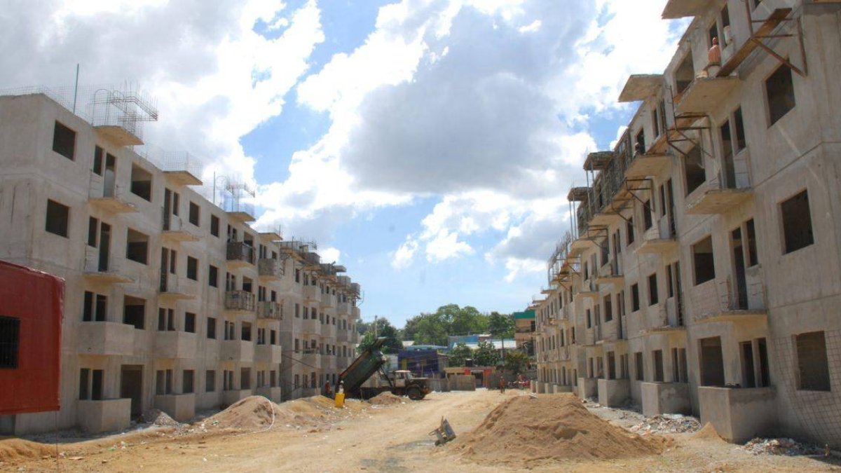 La construcción ha sido afectado por el aumento de los insumos.