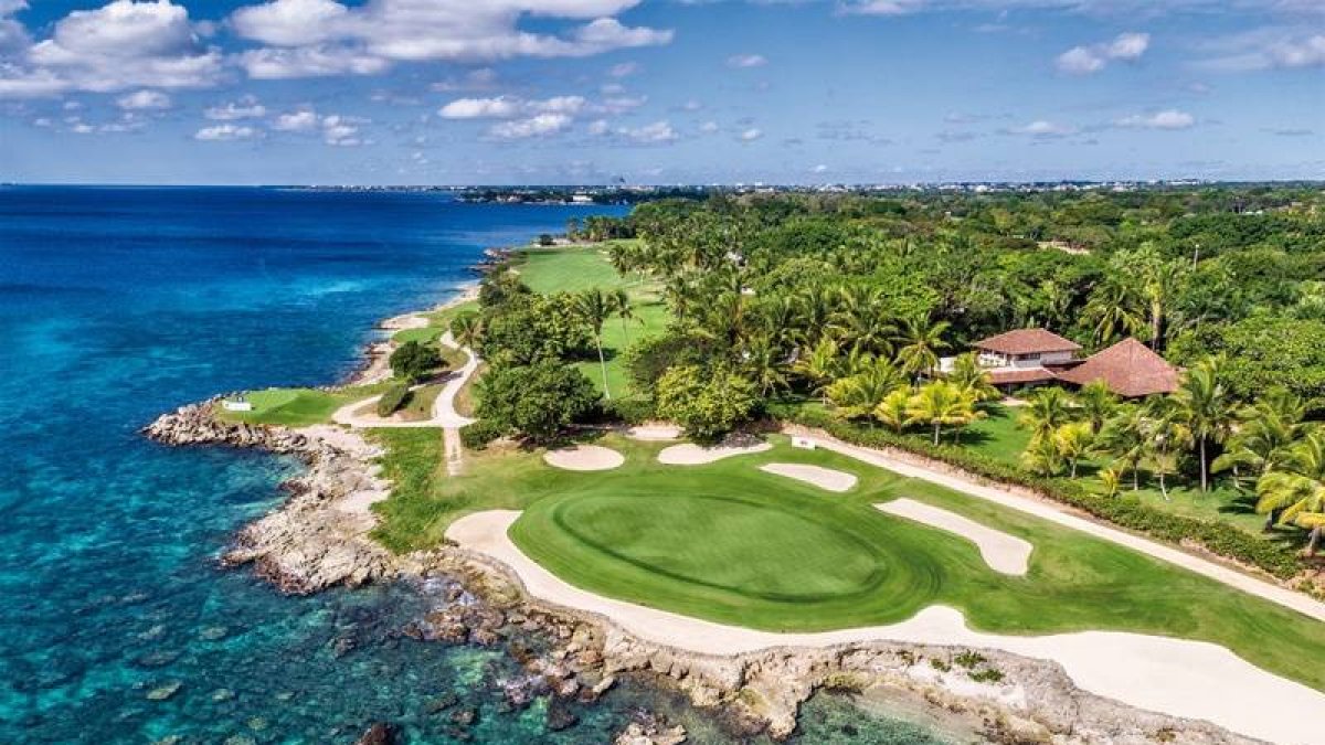 El afamado campo de golf de Casa de Campo