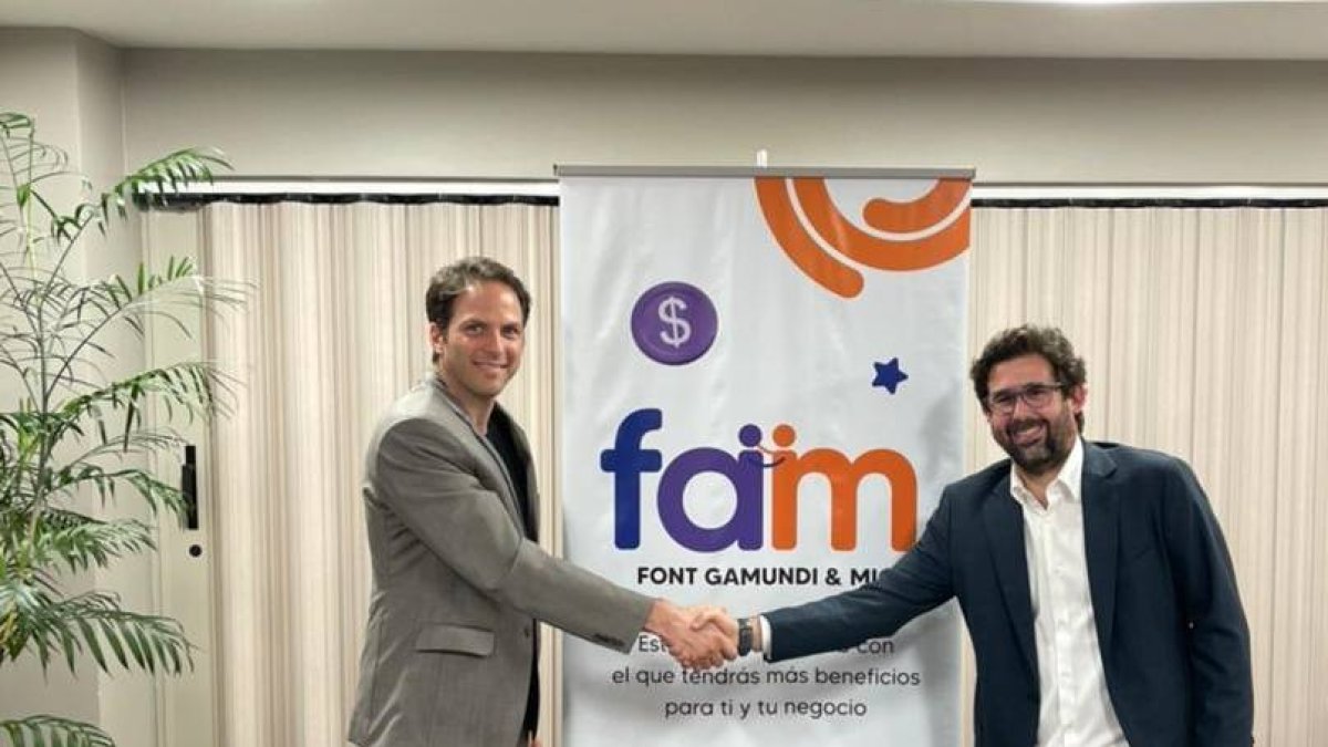 Maximiliano Barr, director comercial de MIO y José Luis Thomas, presidente de Font Gamundi.