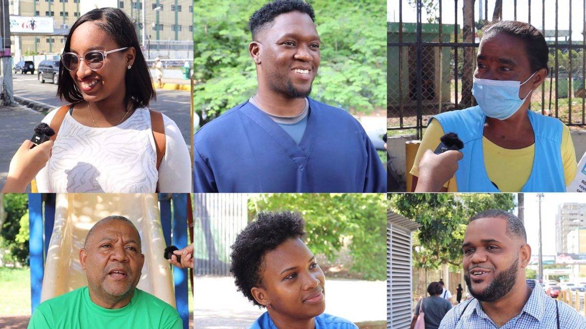 Algunos de los ciudadanos consultados para saber sus planes de Semana Santa.